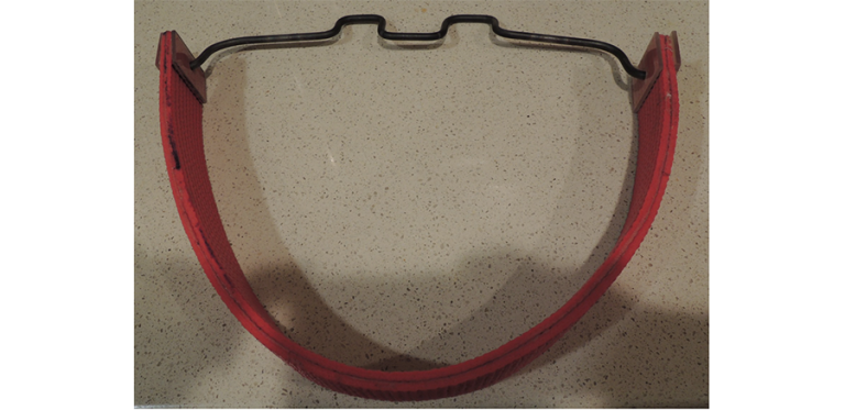 waterproof shower head support assembled