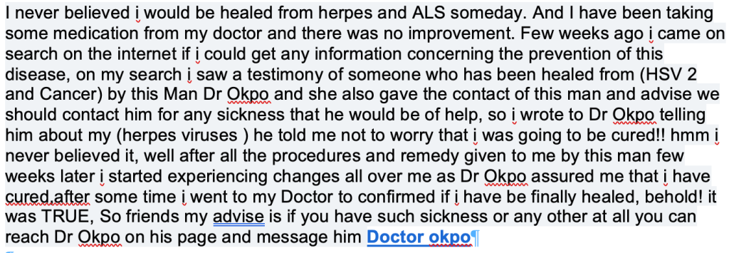 Doctor okpo